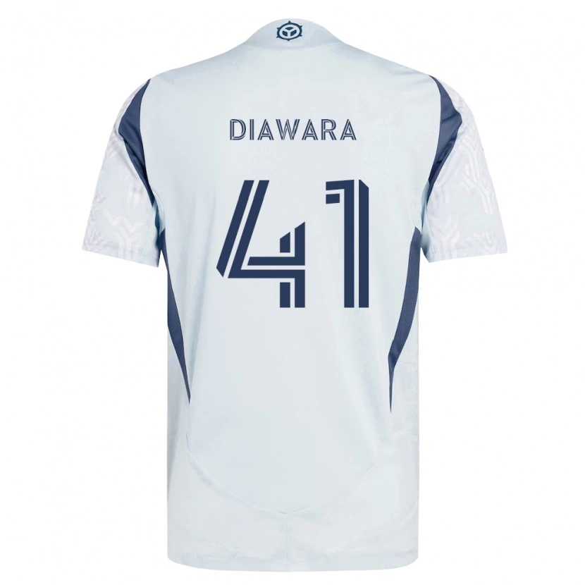 Danxen Damen Tidiane Diawara #41 Blau Grau Weiß Auswärtstrikot Trikot 2026/27 T-Shirt Schweiz