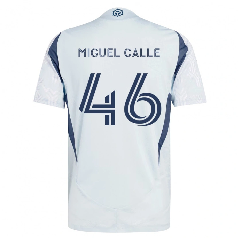 Danxen Damen Juan Miguel Calle #46 Blau Grau Weiß Auswärtstrikot Trikot 2026/27 T-Shirt Schweiz