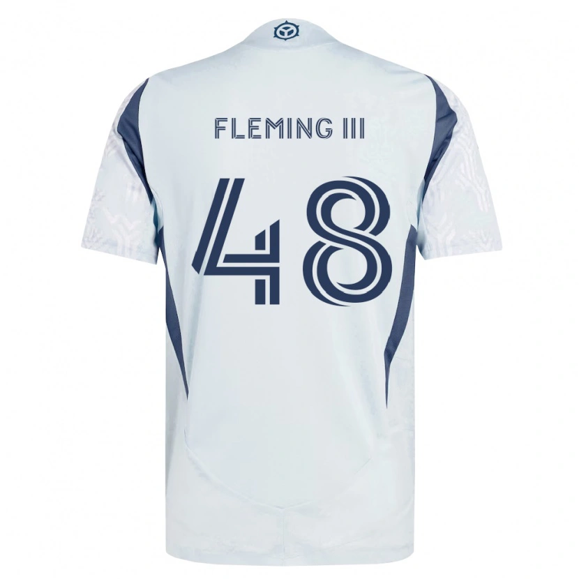 Danxen Damen Richard Fleming Iii #48 Blau Grau Weiß Auswärtstrikot Trikot 2026/27 T-Shirt Schweiz
