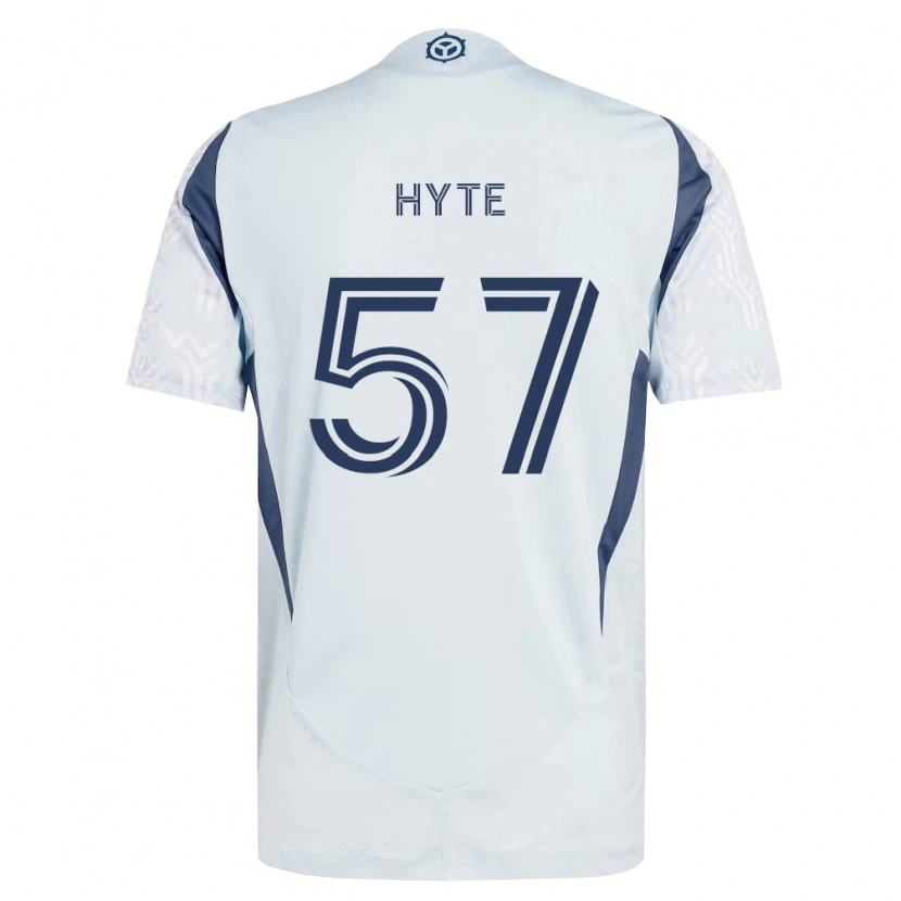Danxen Damen Darris Hyte #57 Blau Grau Weiß Auswärtstrikot Trikot 2026/27 T-Shirt Schweiz