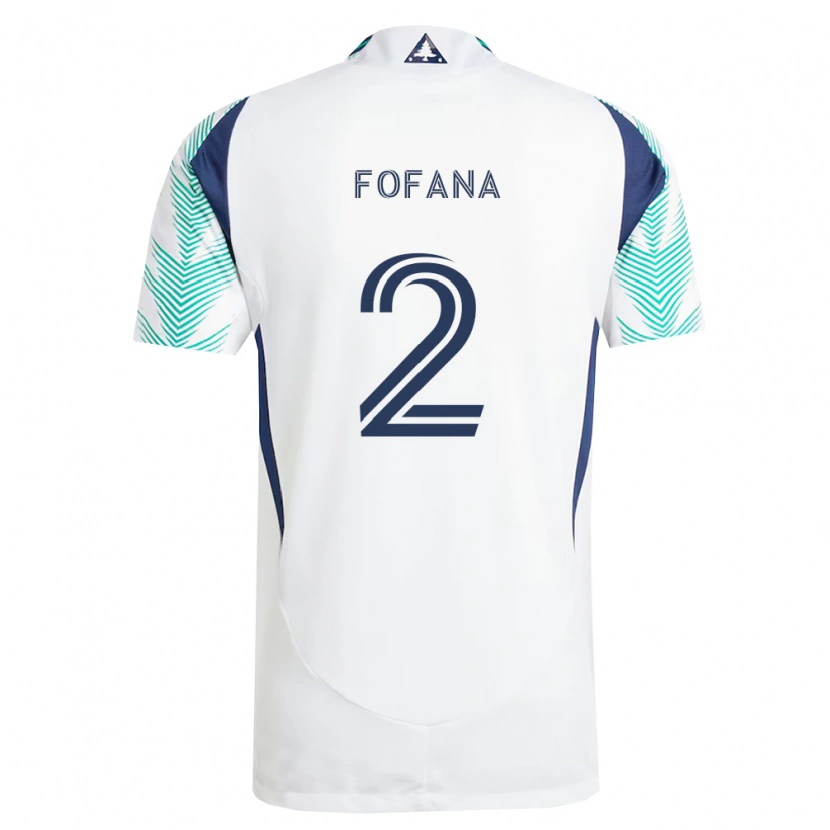 Danxen Damen Mamadou Fofana #2 Weiß Marineblau Hellgrün Auswärtstrikot Trikot 2026/27 T-Shirt Schweiz
