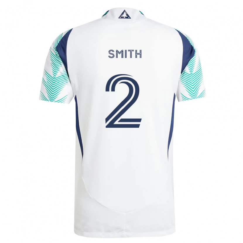 Danxen Damen Jared Smith #2 Weiß Marineblau Hellgrün Auswärtstrikot Trikot 2026/27 T-Shirt Schweiz