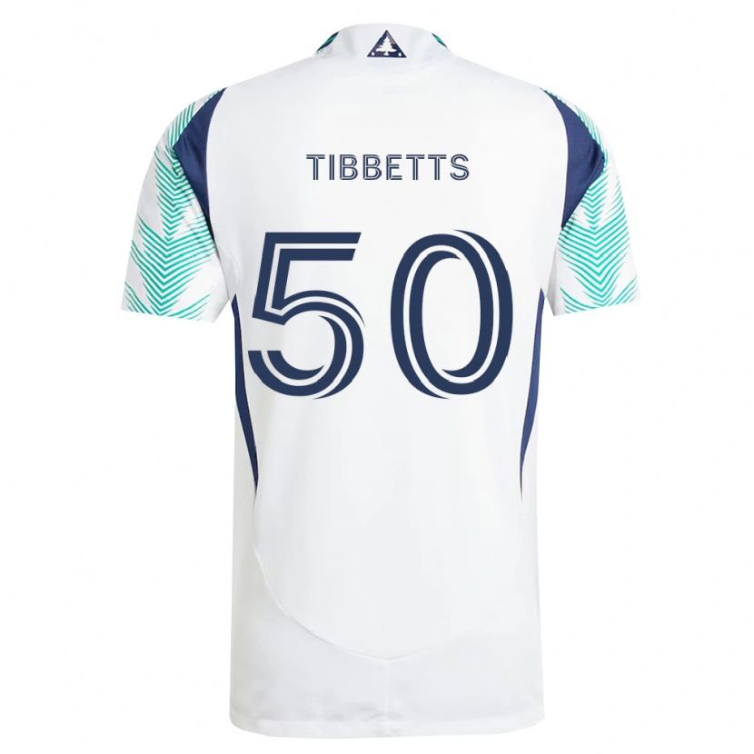 Danxen Damen Matthew Tibbetts #50 Weiß Marineblau Hellgrün Auswärtstrikot Trikot 2026/27 T-Shirt Schweiz