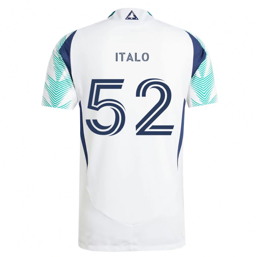 Danxen Damen Ítalo #52 Weiß Marineblau Hellgrün Auswärtstrikot Trikot 2026/27 T-Shirt Schweiz