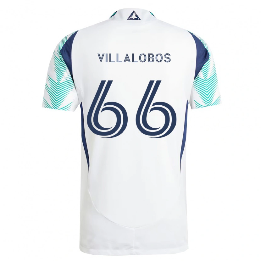 Danxen Damen Ivan Villalobos #66 Weiß Marineblau Hellgrün Auswärtstrikot Trikot 2026/27 T-Shirt Schweiz
