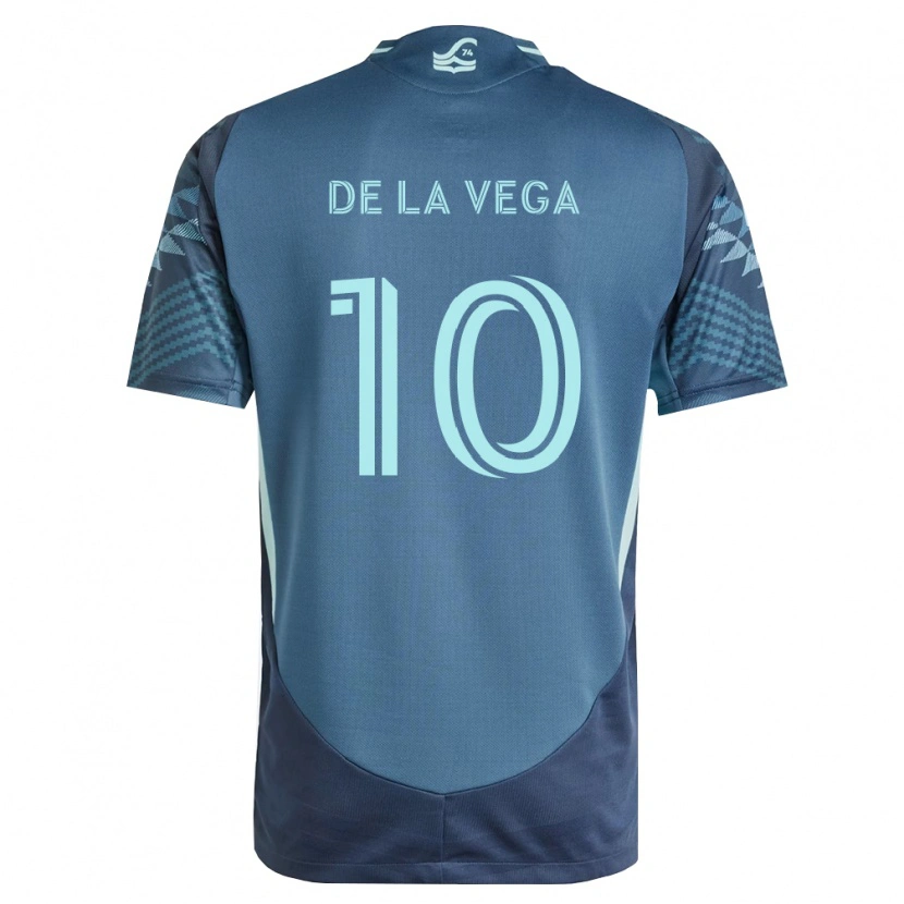 Danxen Damen Pedro De La Vega #10 Marineblau Grün Auswärtstrikot Trikot 2026/27 T-Shirt Schweiz
