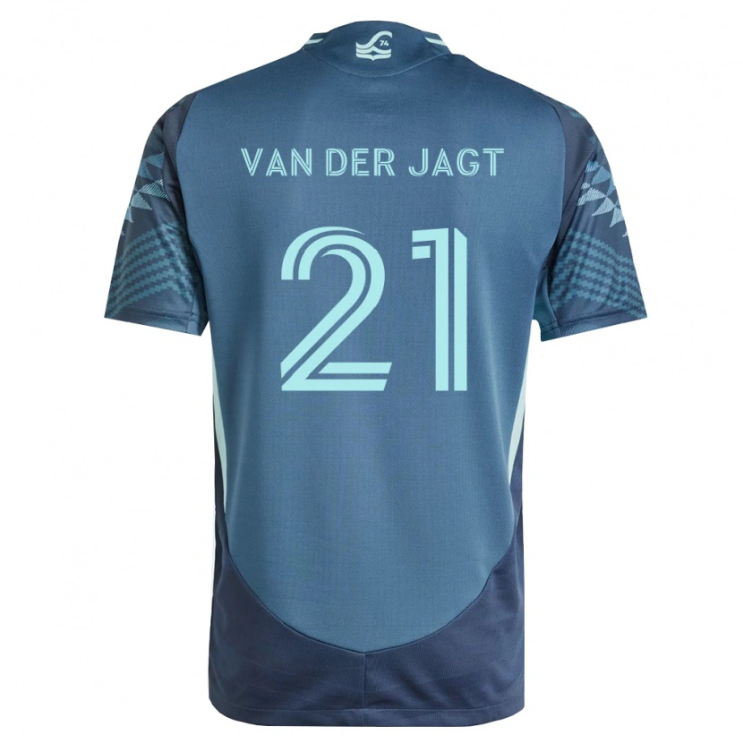 Danxen Damen Olivia Van Der Jagt #21 Marineblau Grün Auswärtstrikot Trikot 2026/27 T-Shirt Schweiz