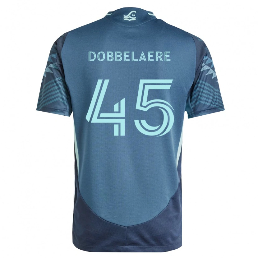 Danxen Damen Ethan Dobbelaere #45 Marineblau Grün Auswärtstrikot Trikot 2026/27 T-Shirt Schweiz