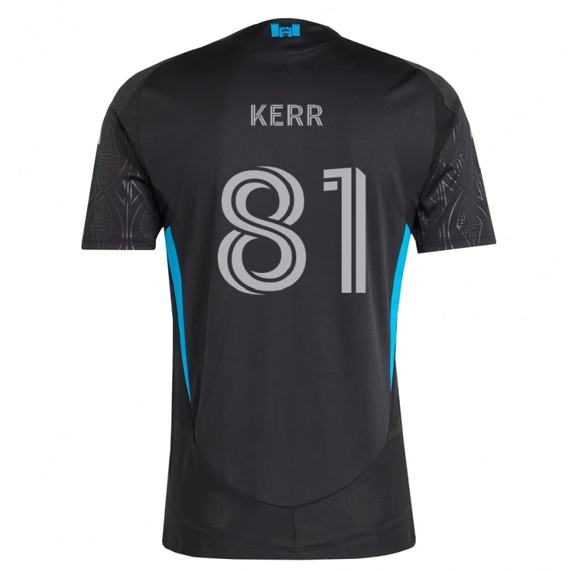 Danxen Damen Keegan Kerr #81 Schwarz Weiß Himmelblau Auswärtstrikot Trikot 2026/27 T-Shirt Schweiz