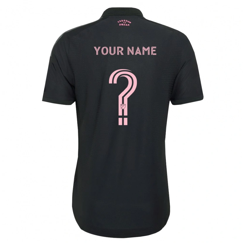 Danxen Damen Ihren Namen #0 Pink Schwarz Weiß Auswärtstrikot Trikot 2026/27 T-Shirt Schweiz