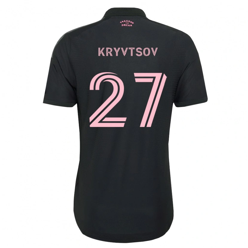 Danxen Damen Sergiy Kryvtsov #27 Pink Schwarz Weiß Auswärtstrikot Trikot 2026/27 T-Shirt Schweiz