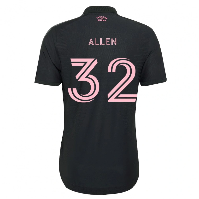 Danxen Damen Noah Allen #32 Pink Schwarz Weiß Auswärtstrikot Trikot 2026/27 T-Shirt Schweiz