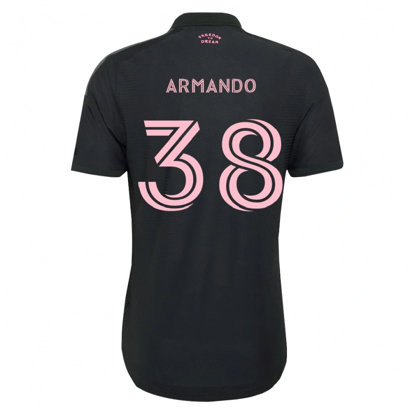 Danxen Damen Máximo Armando #38 Pink Schwarz Weiß Auswärtstrikot Trikot 2026/27 T-Shirt Schweiz