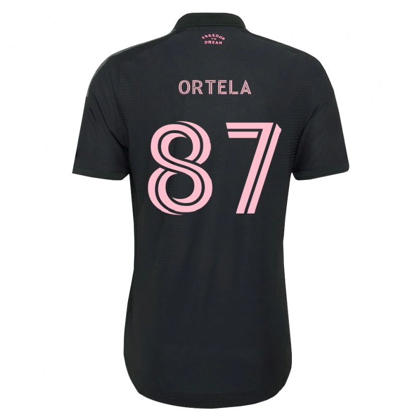 Danxen Damen Jerremy Ortela #87 Pink Schwarz Weiß Auswärtstrikot Trikot 2026/27 T-Shirt Schweiz