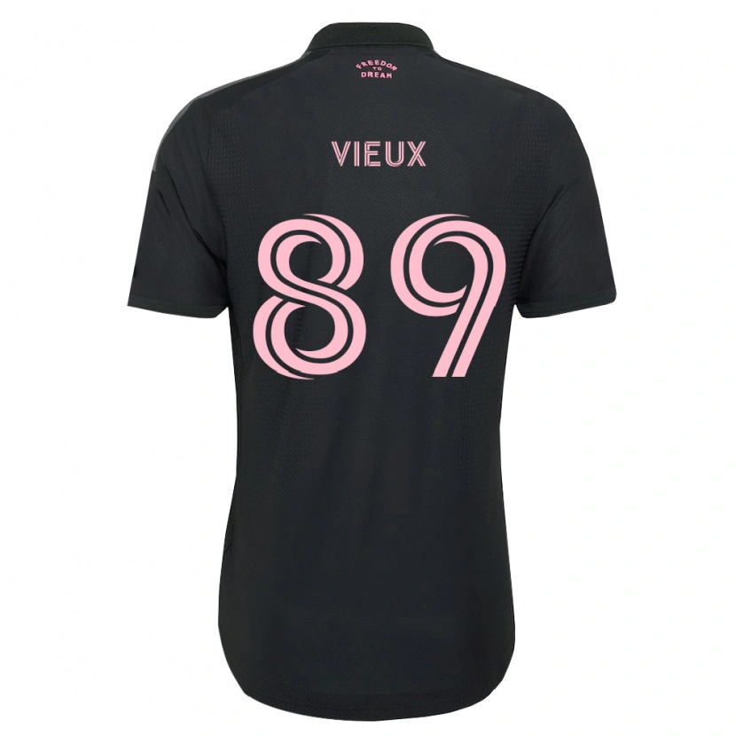Danxen Damen Matthias Vieux #89 Pink Schwarz Weiß Auswärtstrikot Trikot 2026/27 T-Shirt Schweiz