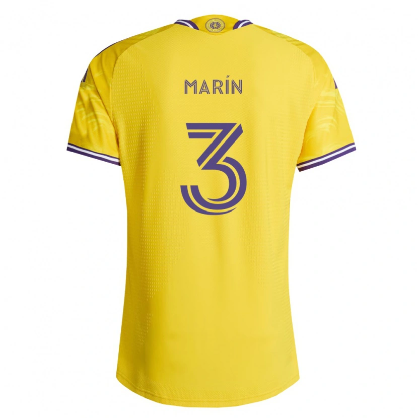 Danxen Damen Adrián Marín #3 Gelb Violett Auswärtstrikot Trikot 2026/27 T-Shirt Schweiz