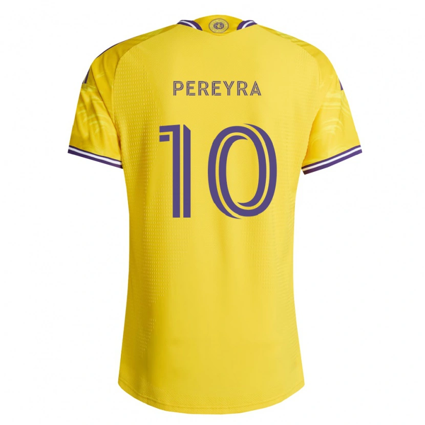Danxen Damen Mauricio Pereyra #10 Gelb Violett Auswärtstrikot Trikot 2026/27 T-Shirt Schweiz