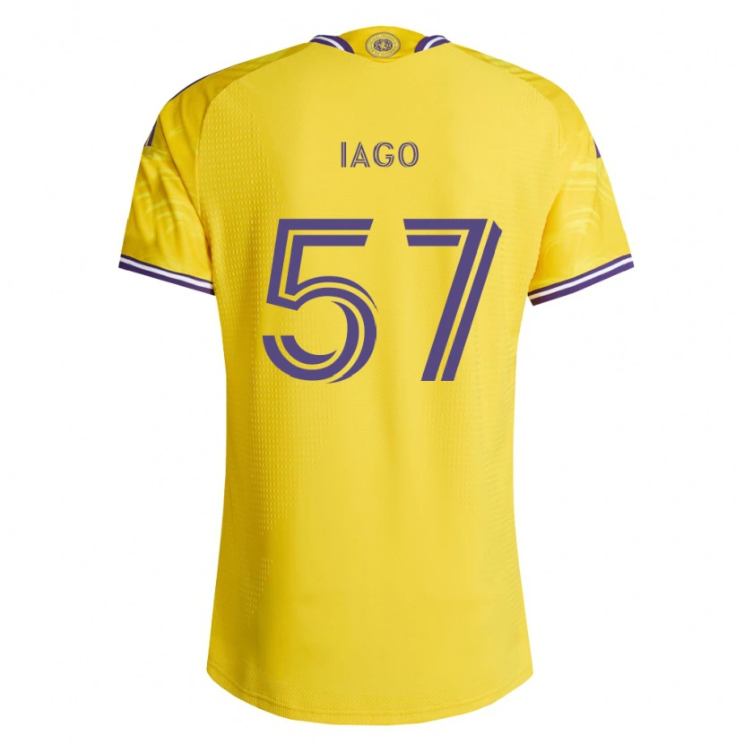 Danxen Damen Iago Teodoro #57 Gelb Violett Auswärtstrikot Trikot 2026/27 T-Shirt Schweiz