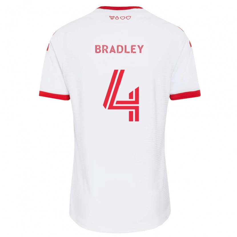 Danxen Damen Michael Bradley #4 Weiß Rot Schwarz Auswärtstrikot Trikot 2026/27 T-Shirt Schweiz