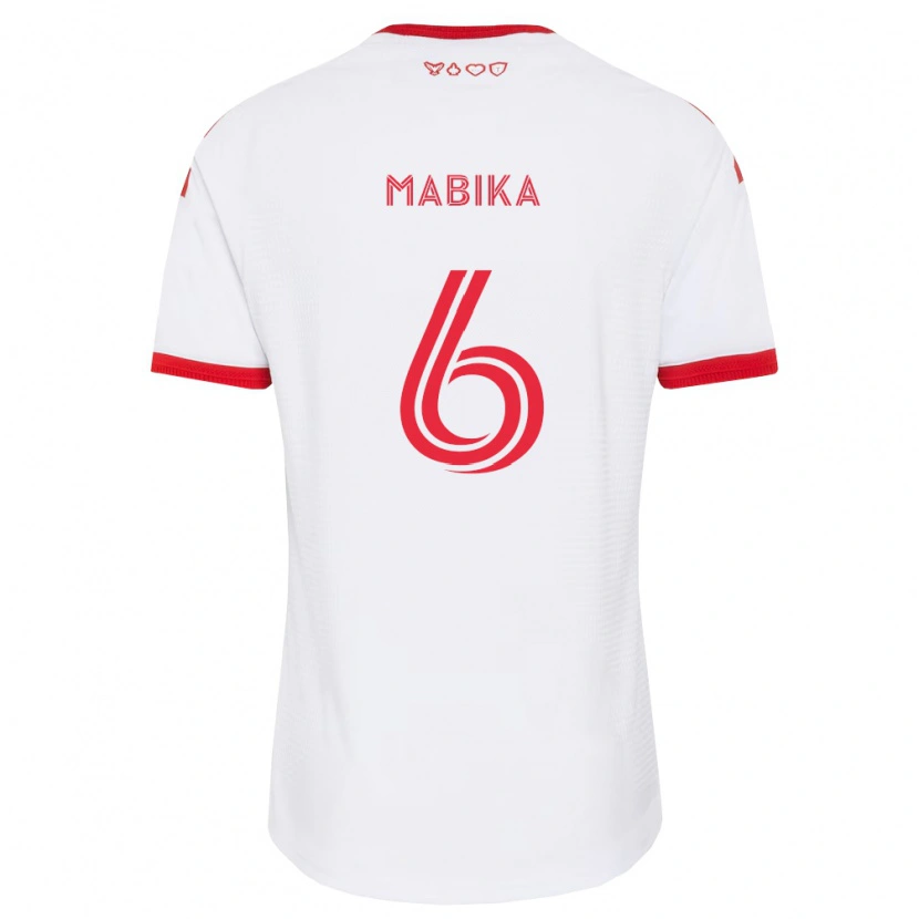 Danxen Damen Aimé Mabika #6 Weiß Rot Schwarz Auswärtstrikot Trikot 2026/27 T-Shirt Schweiz