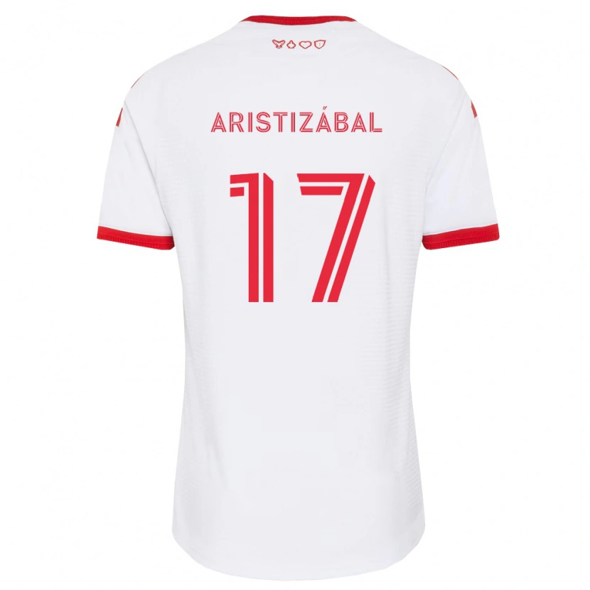 Danxen Damen Emilio Aristizábal #17 Weiß Rot Schwarz Auswärtstrikot Trikot 2026/27 T-Shirt Schweiz