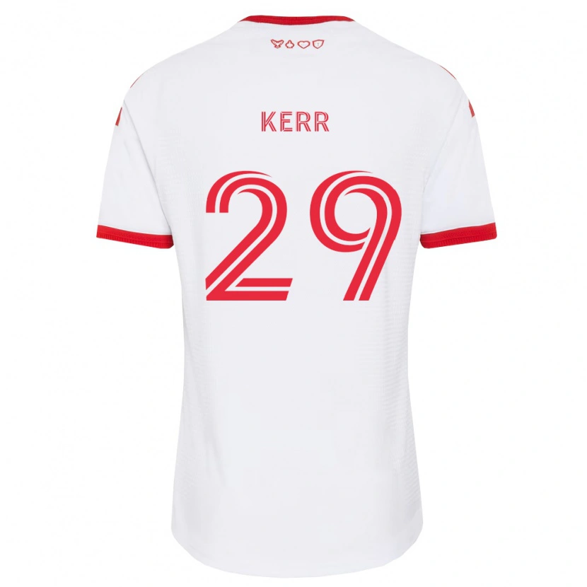 Danxen Damen Deandre Kerr #29 Weiß Rot Schwarz Auswärtstrikot Trikot 2026/27 T-Shirt Schweiz