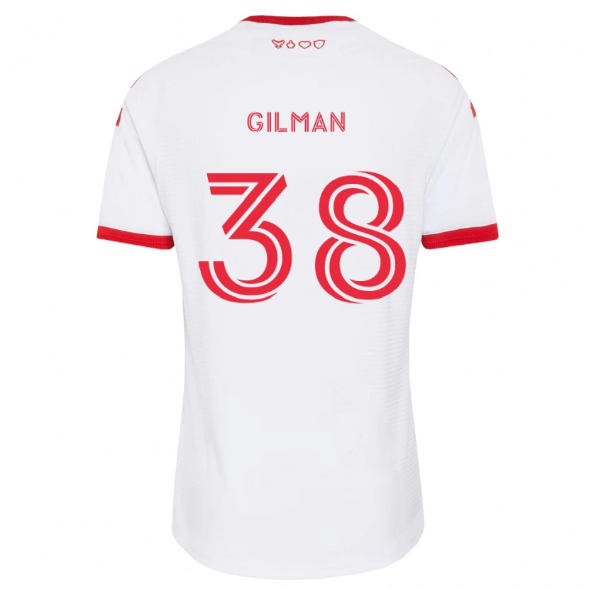 Danxen Damen Jackson Gilman #38 Weiß Rot Schwarz Auswärtstrikot Trikot 2026/27 T-Shirt Schweiz
