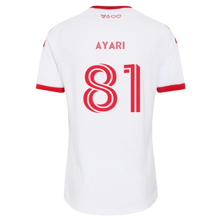 Danxen Damen Hassan Ayari #81 Weiß Rot Schwarz Auswärtstrikot Trikot 2026/27 T-Shirt Schweiz