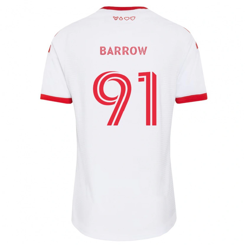 Danxen Damen Dékwon Barrow #91 Weiß Rot Schwarz Auswärtstrikot Trikot 2026/27 T-Shirt Schweiz
