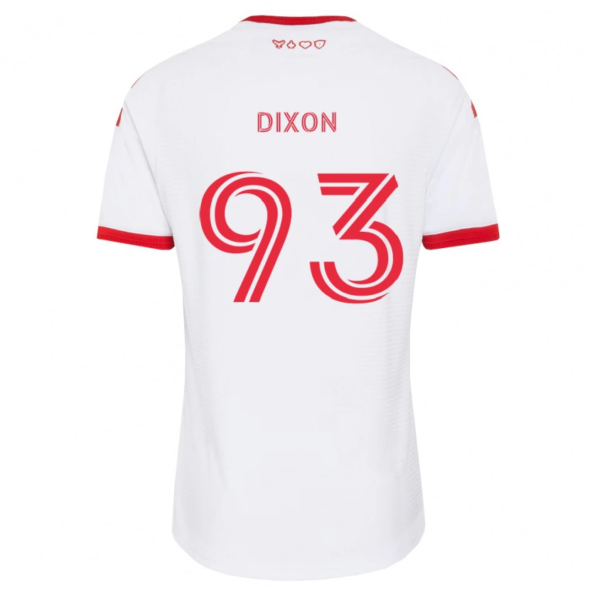 Danxen Damen Damar Dixon #93 Weiß Rot Schwarz Auswärtstrikot Trikot 2026/27 T-Shirt Schweiz