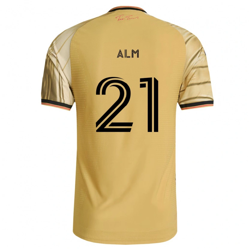 Danxen Damen Rasmus Alm #21 Braun Gelb Schwarz Auswärtstrikot Trikot 2026/27 T-Shirt Schweiz