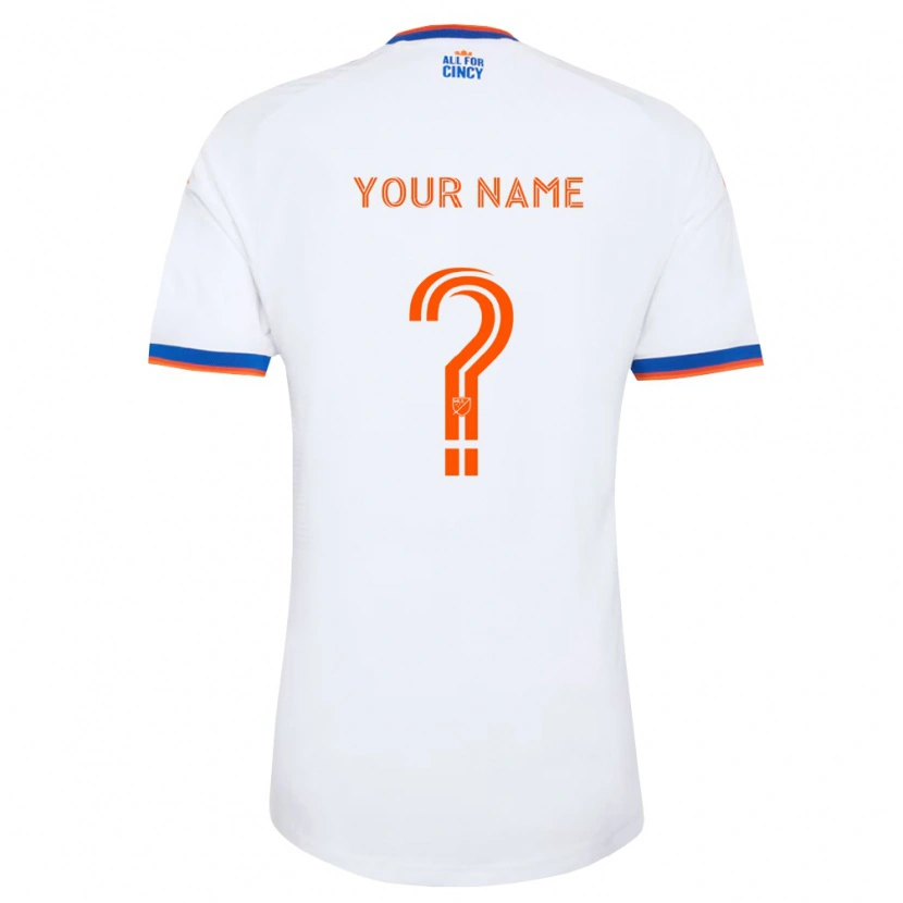 Danxen Damen Ihren Namen #0 Weiß Marineblau Orange Auswärtstrikot Trikot 2026/27 T-Shirt Schweiz