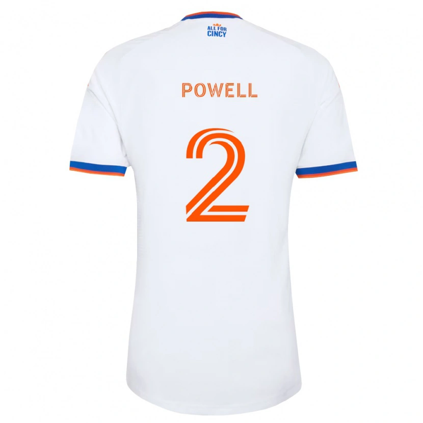 Danxen Damen Alvas Powell #2 Weiß Marineblau Orange Auswärtstrikot Trikot 2026/27 T-Shirt Schweiz