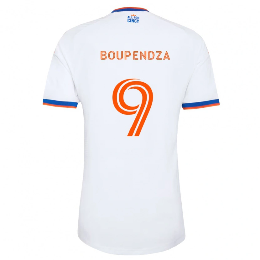 Danxen Damen Aaron Boupendza #9 Weiß Marineblau Orange Auswärtstrikot Trikot 2026/27 T-Shirt Schweiz
