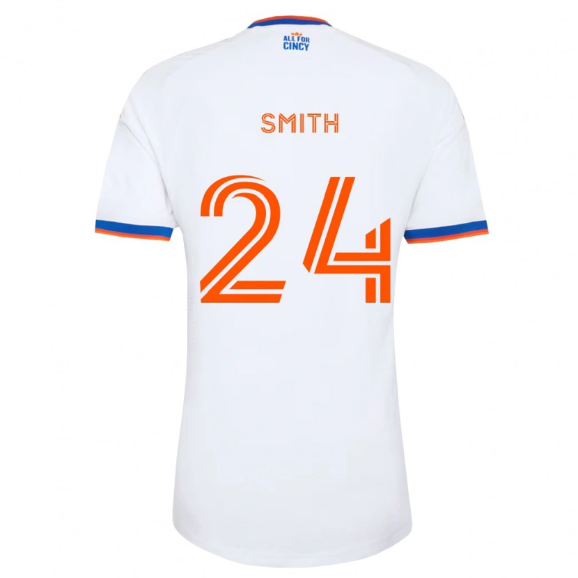Danxen Damen Kyle Smith #24 Weiß Marineblau Orange Auswärtstrikot Trikot 2026/27 T-Shirt Schweiz