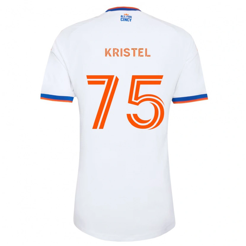 Danxen Damen Brandon Kristel #75 Weiß Marineblau Orange Auswärtstrikot Trikot 2026/27 T-Shirt Schweiz