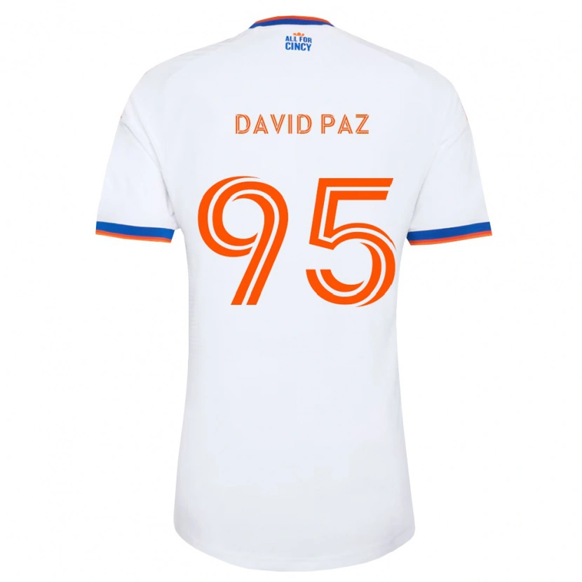 Danxen Damen David Paz #95 Weiß Marineblau Orange Auswärtstrikot Trikot 2026/27 T-Shirt Schweiz