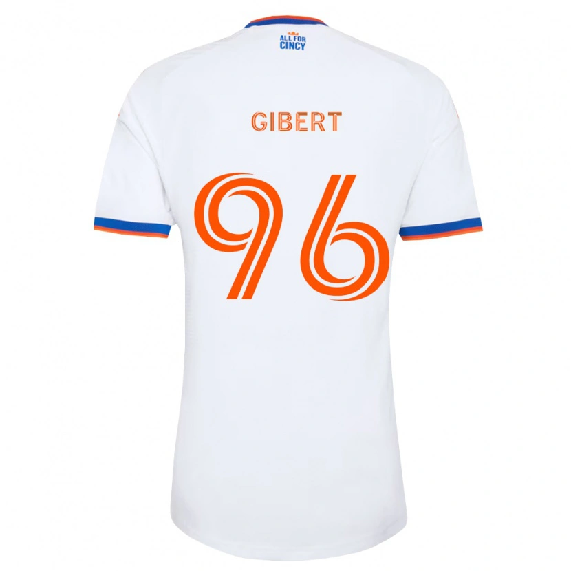 Danxen Damen Gaël Gibert #96 Weiß Marineblau Orange Auswärtstrikot Trikot 2026/27 T-Shirt Schweiz