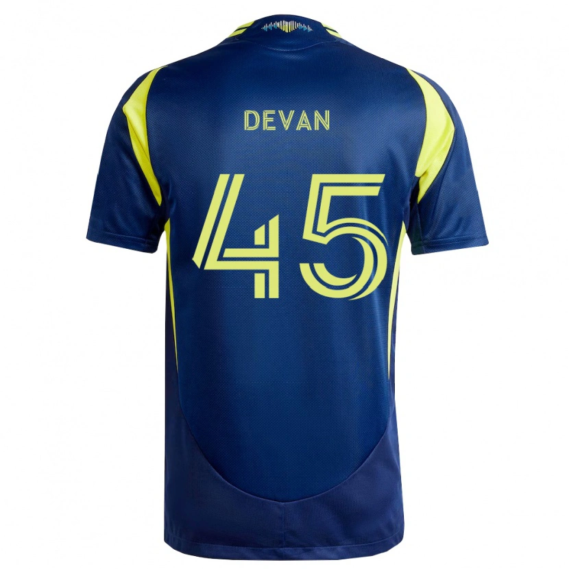 Danxen Damen Liam Devan #45 Gelb Marineblau Auswärtstrikot Trikot 2026/27 T-Shirt Schweiz