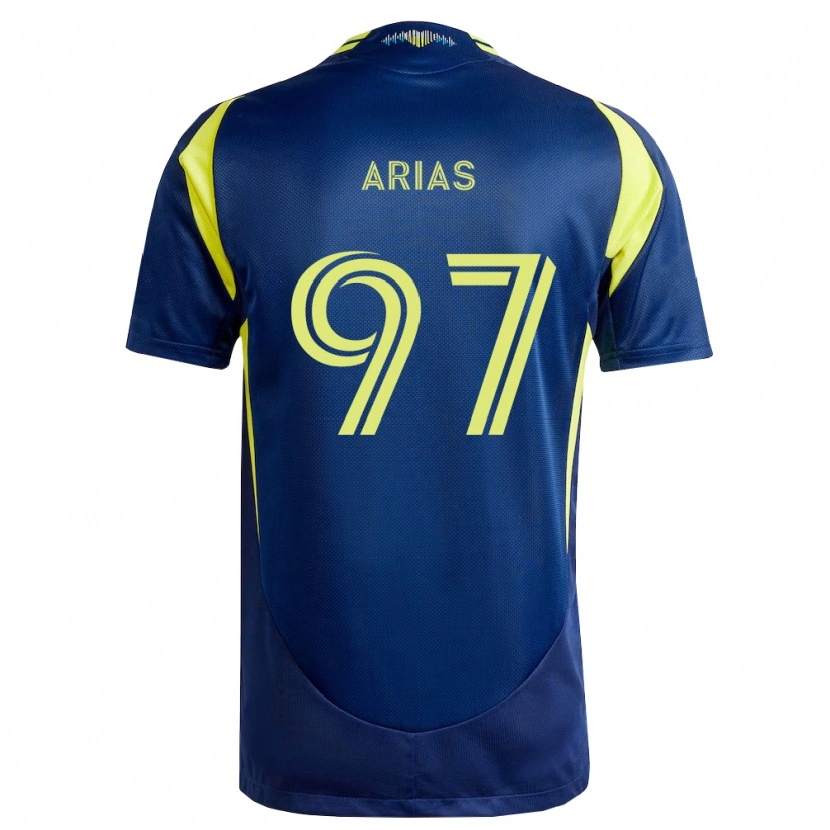 Danxen Damen Emmanuel Arias #97 Gelb Marineblau Auswärtstrikot Trikot 2026/27 T-Shirt Schweiz