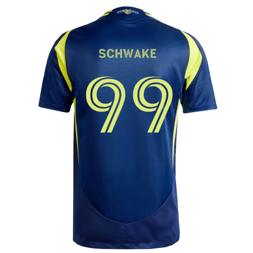 Danxen Damen Brian Schwake #99 Gelb Marineblau Auswärtstrikot Trikot 2026/27 T-Shirt Schweiz