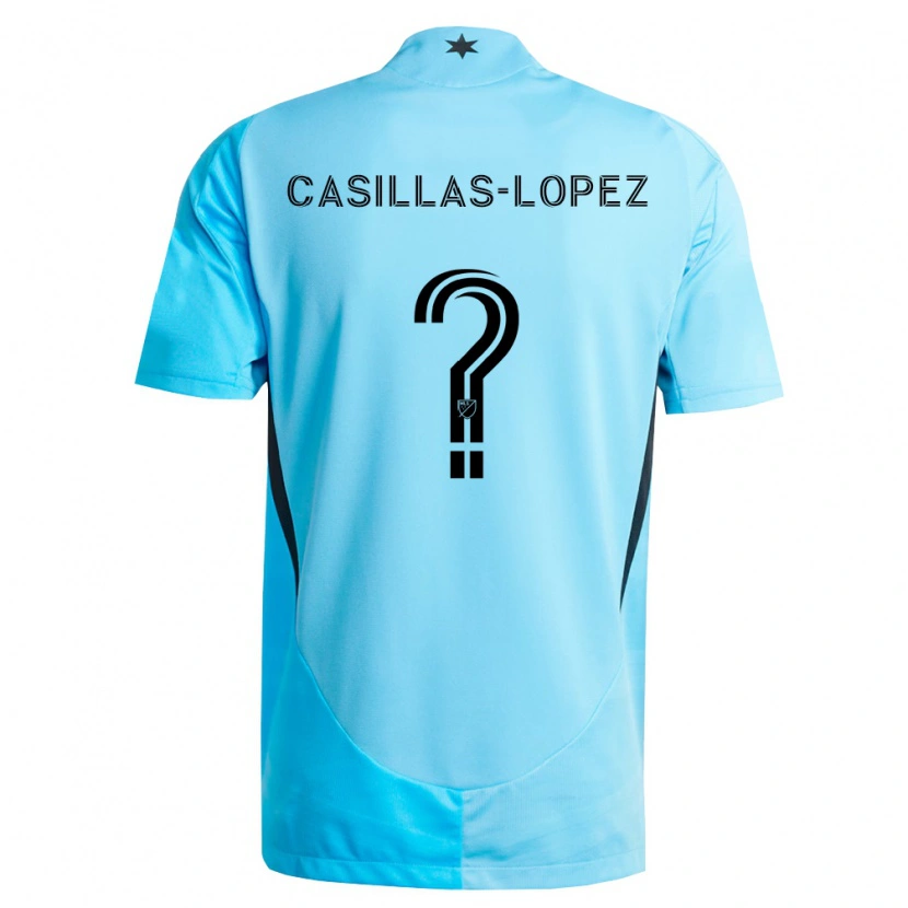 Danxen Damen Carlos Casillas-Lopez #0 Hellblau Schwarz Auswärtstrikot Trikot 2026/27 T-Shirt Schweiz