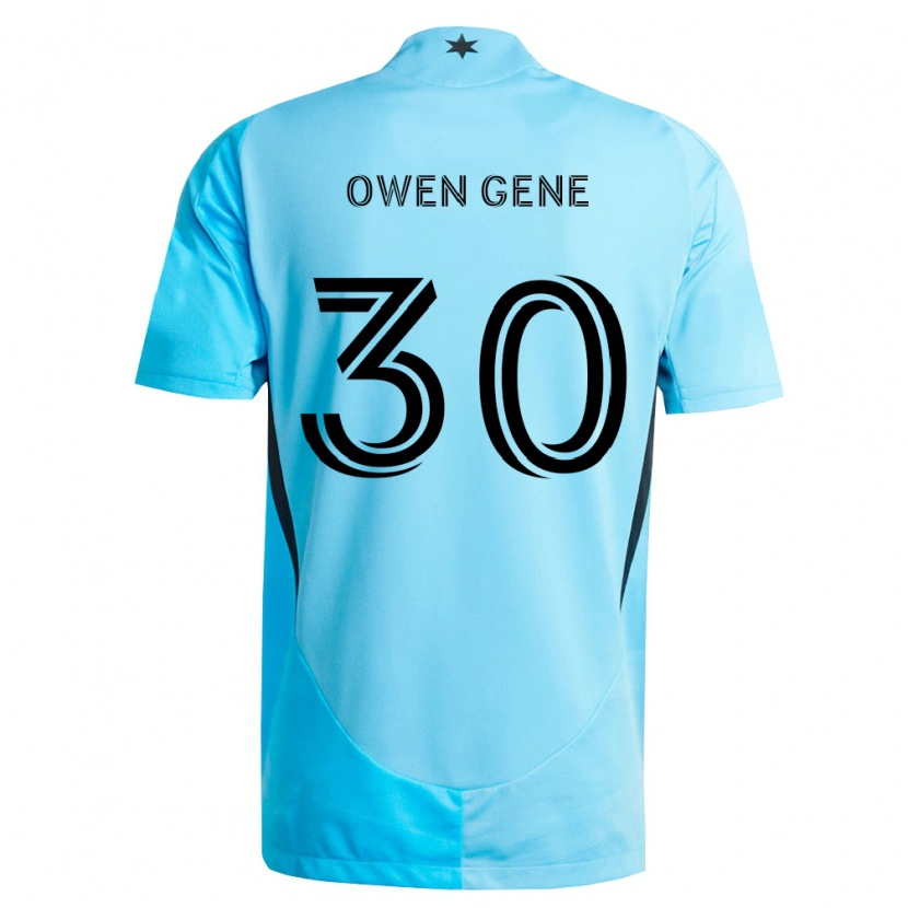 Danxen Damen Owen Gene #30 Hellblau Schwarz Auswärtstrikot Trikot 2026/27 T-Shirt Schweiz