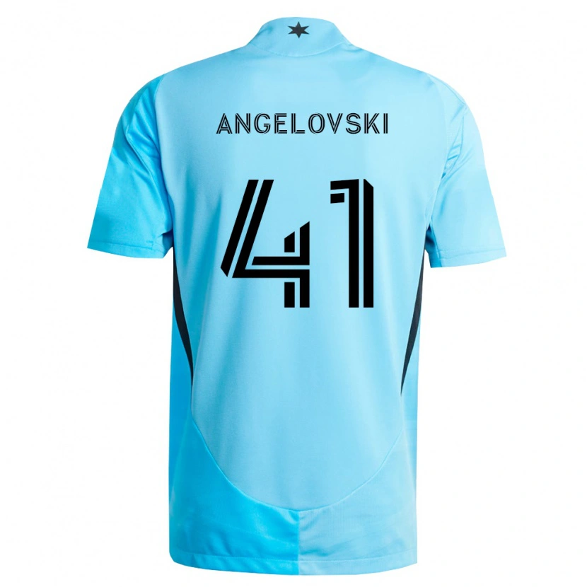 Danxen Damen Lazar Angelovski #41 Hellblau Schwarz Auswärtstrikot Trikot 2026/27 T-Shirt Schweiz