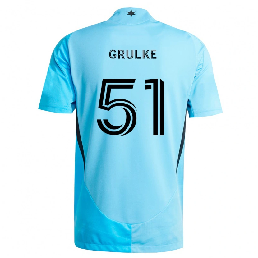 Danxen Damen Calin Grulke #51 Hellblau Schwarz Auswärtstrikot Trikot 2026/27 T-Shirt Schweiz