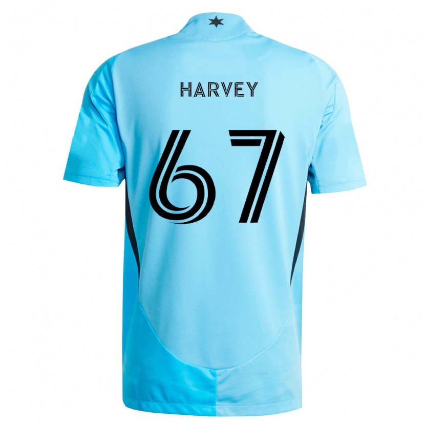 Danxen Damen Carlos Harvey #67 Hellblau Schwarz Auswärtstrikot Trikot 2026/27 T-Shirt Schweiz