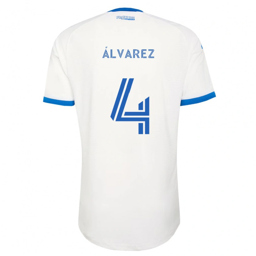 Danxen Damen Fernando Álvarez #4 Himmelblau Weiß Auswärtstrikot Trikot 2026/27 T-Shirt Schweiz