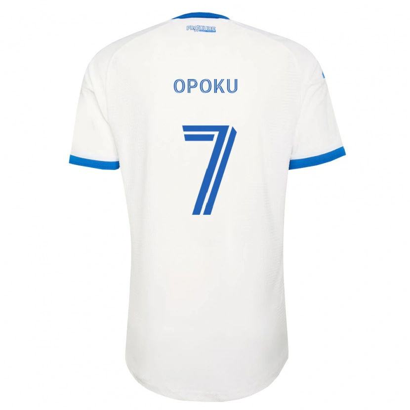 Danxen Damen Kwadwo Opoku #7 Himmelblau Weiß Auswärtstrikot Trikot 2026/27 T-Shirt Schweiz