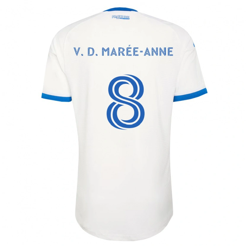 Danxen Damen Van Doesburg Marée-Anne #8 Himmelblau Weiß Auswärtstrikot Trikot 2026/27 T-Shirt Schweiz