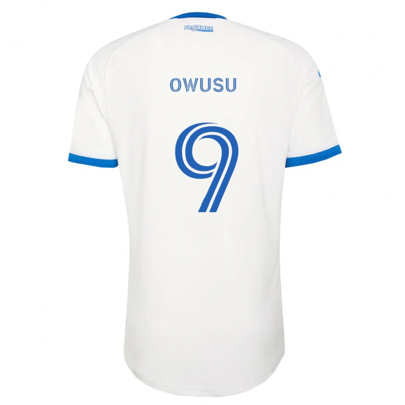 Danxen Damen Prince Owusu #9 Himmelblau Weiß Auswärtstrikot Trikot 2026/27 T-Shirt Schweiz